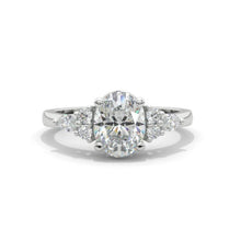 Load image into Gallery viewer, 3 Carat Oval Giliarto Moissanite Engagement Ring
