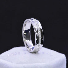 Load image into Gallery viewer, 0.5 CTW Diamond Men's White Rose Yellow Gold Ring. Unique Design Engagement Ring. Wedding Ring Men's Band. Men's Band Men's Wedding
