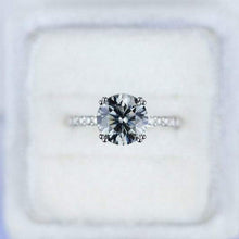Load image into Gallery viewer, gray  grey moissanite
