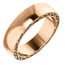 Load image into Gallery viewer, 14K Gold Infinity Pattern Band
