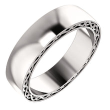 Load image into Gallery viewer, 14K Gold Infinity Pattern Band
