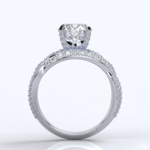 Load image into Gallery viewer, affordable moissanite Diamond engagement rings
