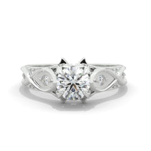 Load image into Gallery viewer, 1.0 Carat Giliarto Moissanite Engagement Ring 14K White Gold
