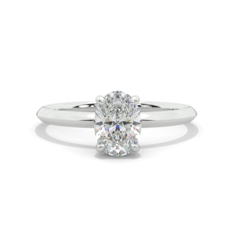 1 Carat Moissanite 14K White Gold Engagement Promissory Ring