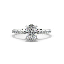 Load image into Gallery viewer, 1.5 Carat Oval Moissanite  Engagement Ring
