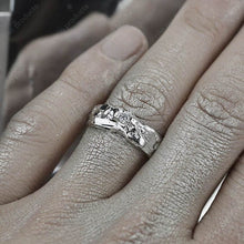 Load image into Gallery viewer, Liquid Gold Diamond Mens Ring. Rings - Ring
