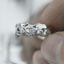 Load image into Gallery viewer, Liquid Gold Diamond Mens Ring. Rings - Ring
