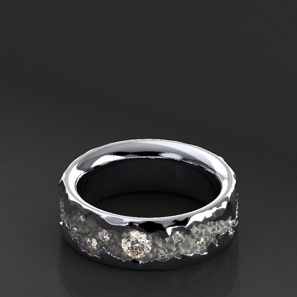 Diamond Men's Ring - Giliarto mobile