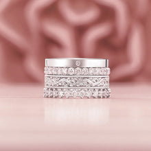 Load image into Gallery viewer, 14K Gold Sculptural Band with Milgrain
