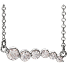 Load image into Gallery viewer, 14K Gold 1/4 CTW Diamond Graduated 16" Necklace
