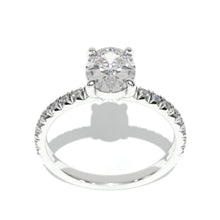 Load image into Gallery viewer, 1.5 Carat Oval Moissanite  Engagement Ring
