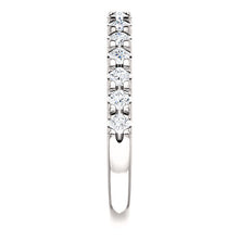Load image into Gallery viewer, 14K White 1/2 CTW Diamond French-Set Anniversary Band
