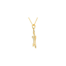 Load image into Gallery viewer, 14K Yellow 1/5 CTW Diamond Starfish 18" Necklace
