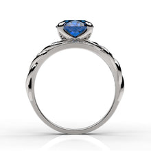 Load image into Gallery viewer, 2 Carat Sapphire Engagement Ring - Giliarto
