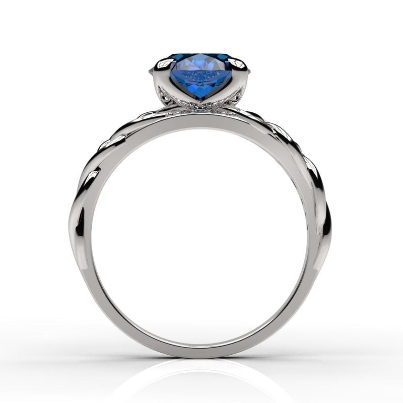 2 Carat Sapphire Engagement Ring - Giliarto