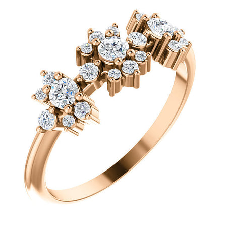 14K Gold 3/8 CTW Diamond Anniversary Band